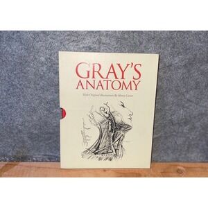 Gray's Anatomy Henry Carter Illustrations Red Hardcover Slipcase Edition Sirius